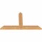 Ekena Millwork Portland Timber Gable Bracket, Western Red Cedar, 36"W x 21"H x 1 1/2"D x 3 1/2"F, 14/12 Pitch GBW036X21X0204POR00SWR - alternate 5